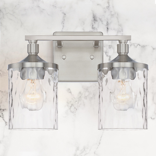 Colton 13-Inch Brushed Nickel Bath Light by HomePlace by Capital Lighting