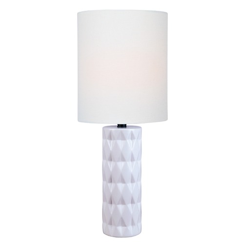 Lite Source Lighting Delta White Table Lamp by Lite Source Lighting LS-23203WHT