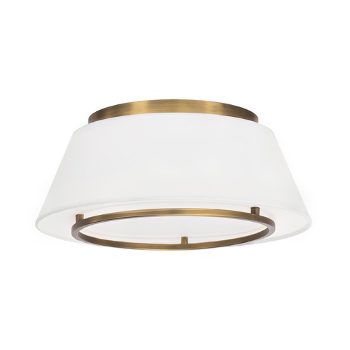 WAC Lighting Hailey 16-Inch LED Flush Mount in Aged Brass by WAC Lighting FM-53116-AB