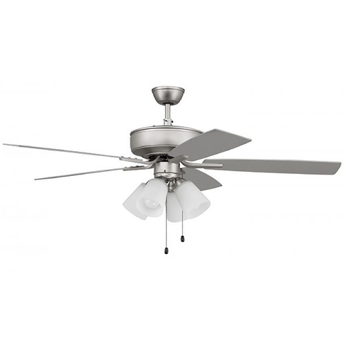 Pro Plus 114 52-Inch LED Fan in Brushed Nickel by Craftmade Lighting