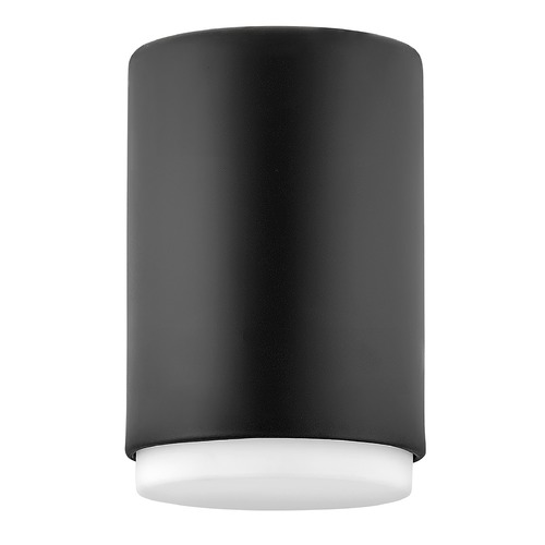 Hinkley Cedric 7.75-Inch Indoor Flush Mount in Black by Hinkley Lighting 30071BK