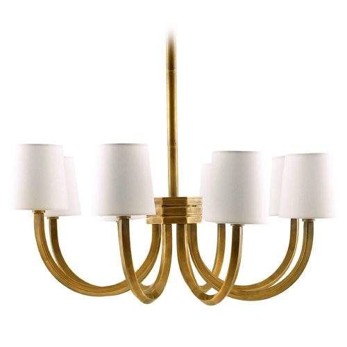 Gaetano 26.5-Inch Chandelier in Vintage Brass by Arteriors Home