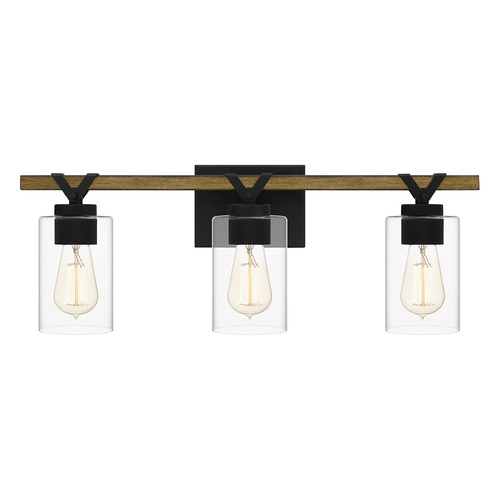 Quoizel Lighting Devon Court Bathroom Light in Matte Black by Quoizel Lighting DEVN8624MBK