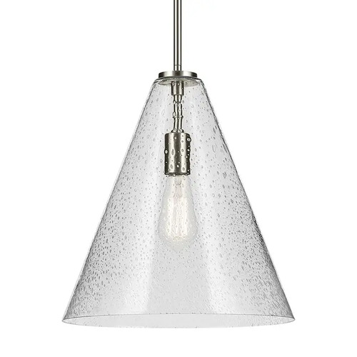Kichler Lighting Everly 14.25-Inch Pendant in Brushed Nickel by Kichler Lighting 42200NICS