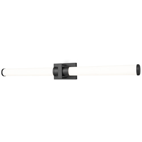 Z-Lite Z-Lite Idris Matte Black LED Vertical Bathroom Light 1019-40W-MB-LED