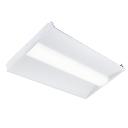 Recesso Lighting by Dolan Designs Recesso 46W 2x4 White LED Troffer 4000K 6118 LM 0-10V Dimmable TF01-2X4-46W-40
