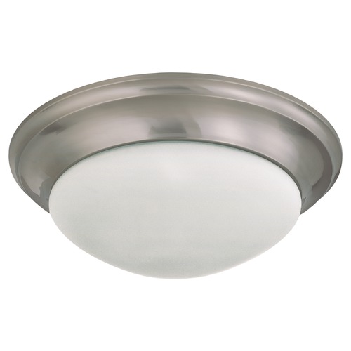 17-Inch Brushed Nickel Flush Mount by Nuvo Lighting
