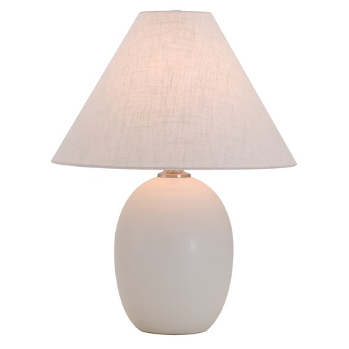 House of Troy Lighting House of Troy Scatchard White Matte Table Lamp with Conical Shade GS140-WM