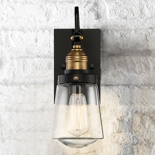 Macauley 20.75-Inch Outdoor Light in Vintage Black by Savoy House