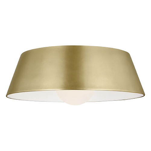 Visual Comfort Modern Collection Sean Lavin Joni 17-Inch 277V LED Flush Mount in Brass by Visual Comfort Modern 700FMJNIR-LED930-277