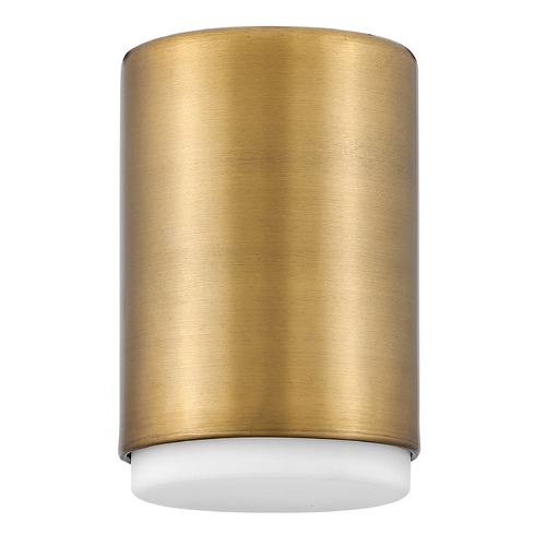Cedric 7.75-Inch Indoor Flush Mount in Lacquered Brass by Hinkley Lighting