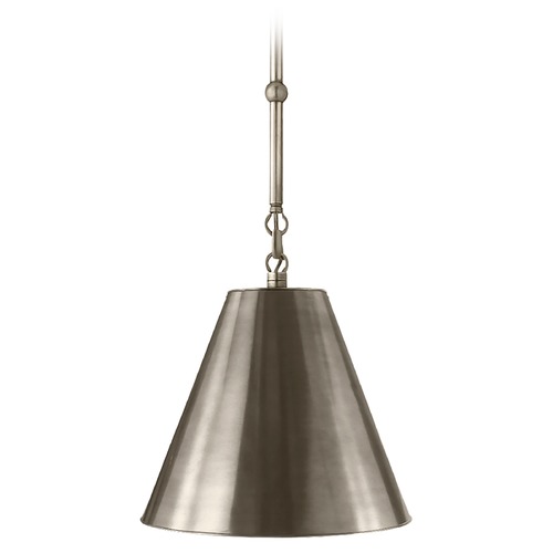 Thomas OBrien Goodman Pendant in Antique Nickel by Visual Comfort Signature