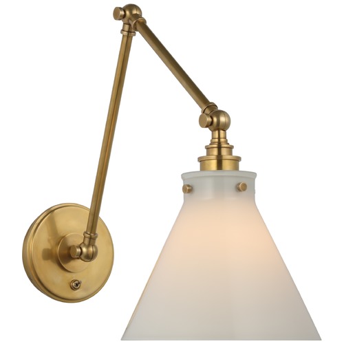 Visual Comfort Signature Collection Chapman & Myers Parkington Wall Light in Brass by Visual Comfort Signature CHD2526ABWG