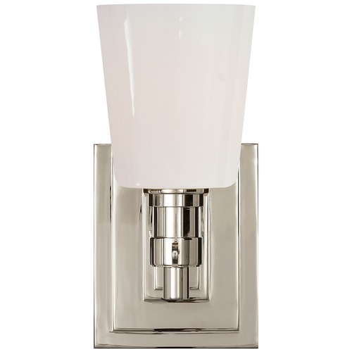 Visual Comfort Signature Collection Thomas OBrien Bryant Bath Sconce in Polished Nickel by Visual Comfort Signature TOB2152PNWG