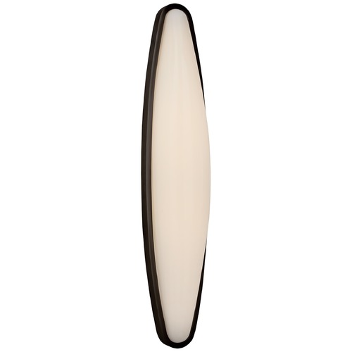 Visual Comfort Signature Collection Aerin Ezra Large Bath Sconce in Bronze by Visual Comfort Signature ARN2401BZWG