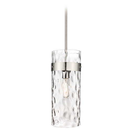 Fontaine Polished Nickel Mini Pendant by Z-Lite