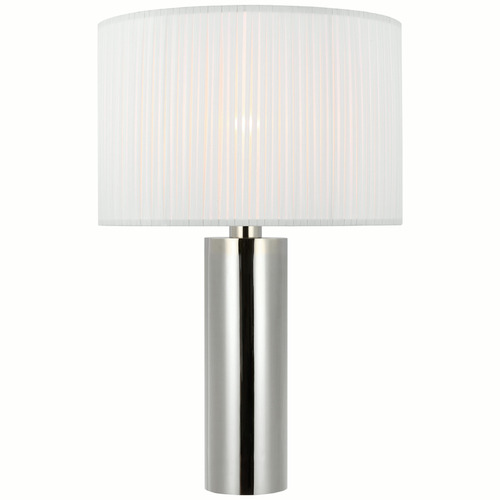 Visual Comfort Signature Collection Paloma Contreras Sylvie Table Lamp in Polished Nickel by VC Signature PCD3010PN-SP