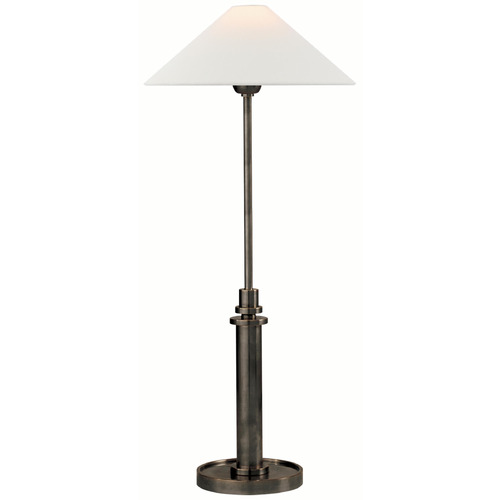 Visual Comfort Signature Collection Hargett Bronze Console & Buffet Lamp with Coolie Shade