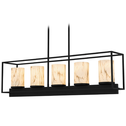 Quoizel Lighting Bentley Matte Black Island Light