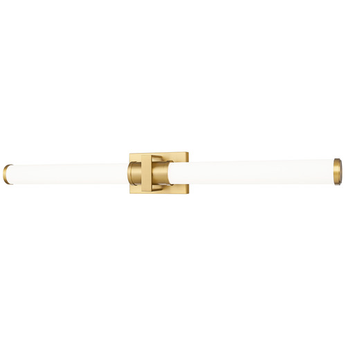 Z-Lite Z-Lite Idris Modern Gold LED Vertical Bathroom Light 1019-40W-MGLD-LED