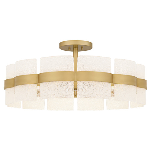 Quoizel Lighting Quoizel Lighting Sweeney Soft Gold Semi-Flushmount Light SWE1730SGD