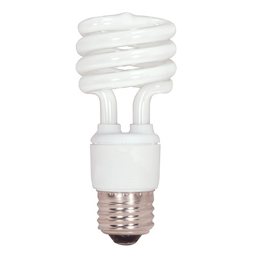 Satco Lighting 13-Watt Warm White Mini Compact Fluorescent Light Bulb S7217