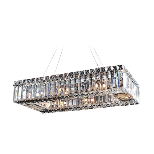 Allegri Lighting Baguette 22in x 12in Rectangular Pendant 11707-010-FR001