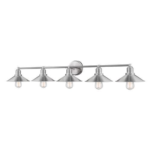 Z-Lite Casa Brushed Nickel Bathroom Light by Z-Lite 613-5V-BN