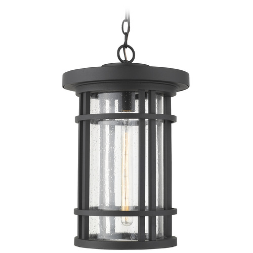Jordan Black Outdoor Hanging Light by Z-Lite