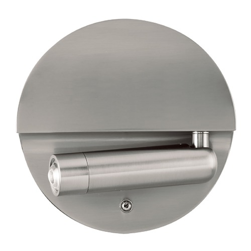 WAC Lighting Wac Lighting Scout Brushed Nickel LED Switched Sconce BL-28903L-BN