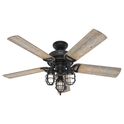 52-Inch Starklake Fan in Natural Iron by Hunter Fan Company
