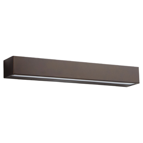 Maia 23-Inch Wet LED Wall Light in Oiled Bronze by Oxygen Lighting