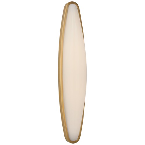 Aerin Ezra Large Bath Sconce in Antique Brass by Visual Comfort Signature