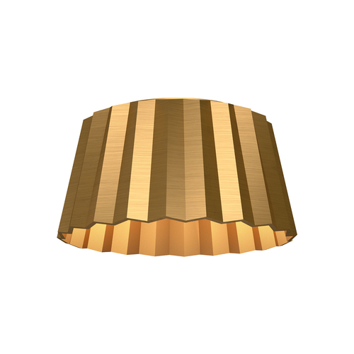 Alora Lighting Alora Lighting Plisse Aged Gold Flushmount Light FM528514AG