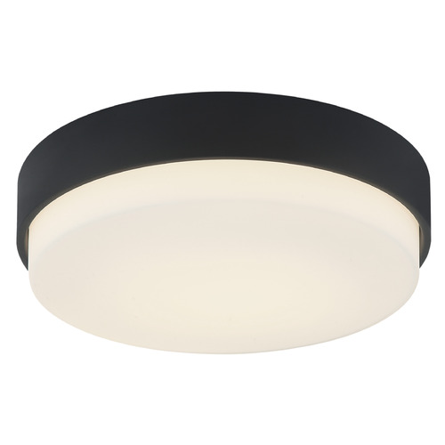 Matteo Lighting Quintz Matte Black LED Flushmount Light