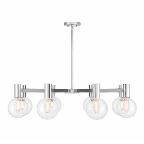 Savoy House Wright 40-Inch Chandelier in Chrome by Savoy House 1-3074-8-11