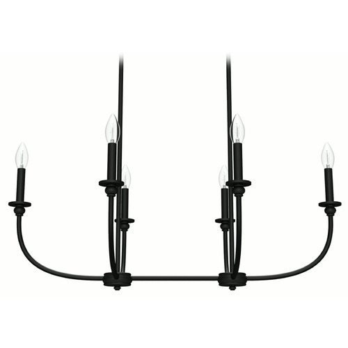 Southcrest Flat Matte Black Linear Light by Hunter Fan Company