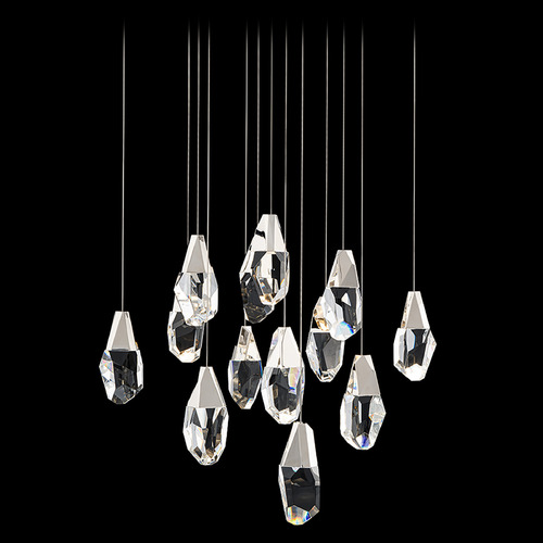 Schonbek Beyond Martini Polished Nickel LED Multi-Light Pendant