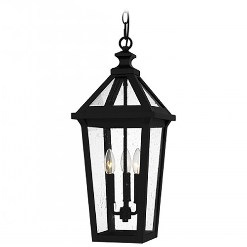 Quoizel Lighting Boulevard Matte Black Outdoor Hanging Light