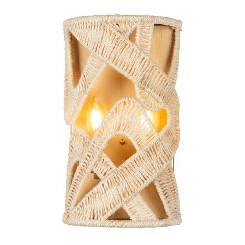 Kalco Lighting Soga Modern Gold & White Sconce