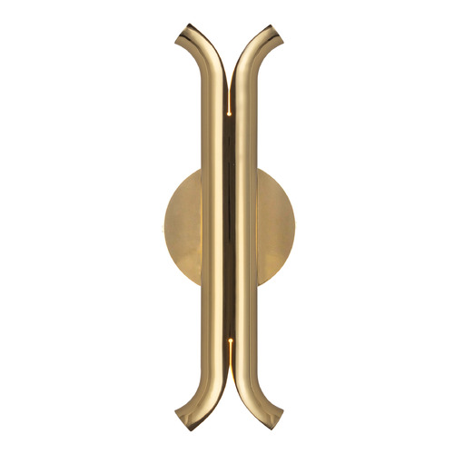 Kuzco Lighting Husk Metallic Brass LED Sconce