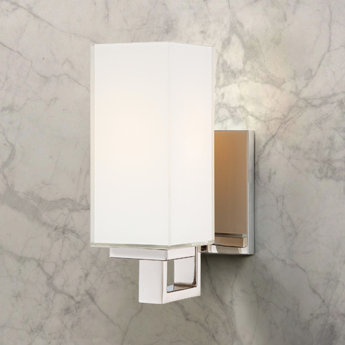 9-Inch Wall Sconce in Polished Nickel by George Kovacs