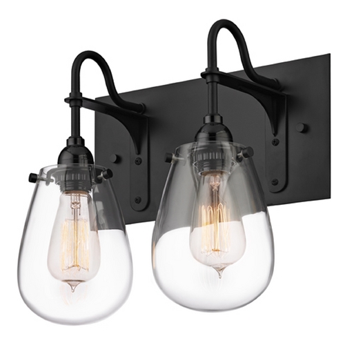 Chelsea Bathroom Light Black by Sonneman Lighting