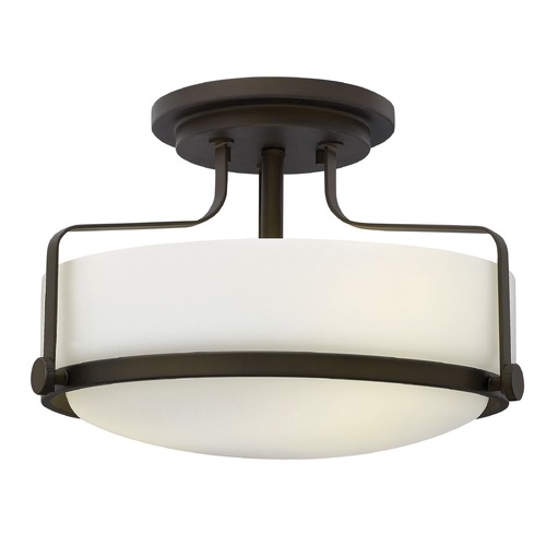 Hinkley Harper 14.50-Inch Oil Rubbed Bronze LED Semi-Flush Mount by Hinkley Lighting 3641OZ-LED