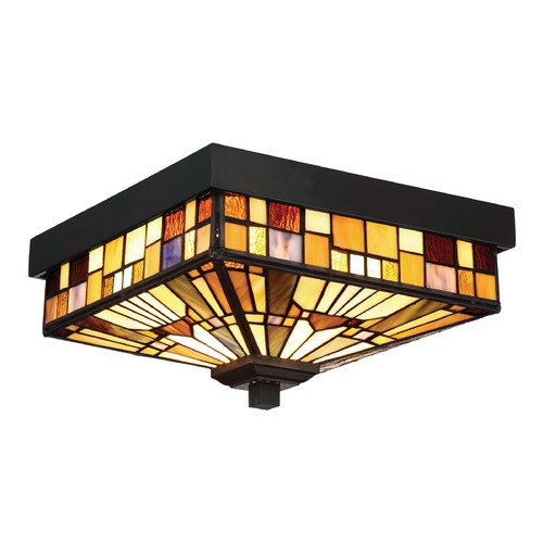 Quoizel Lighting Inglenook Valiant Bronze Flush by Quoizel Lighting TFIK1611VA