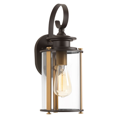 Squire Antique Bronze Outdoor Wall Light by Progress Lighting