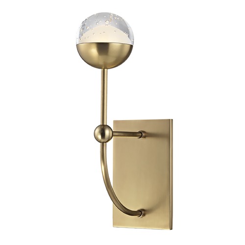 Hudson Valley Lighting Boca Aged Brass LED Sconce by Hudson Valley Lighting 1221-AGB