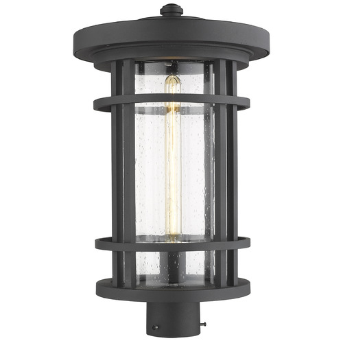 Jordan Black Post Light by Z-Lite