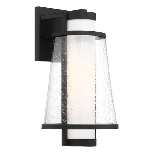 Anau Matte Black Outdoor Wall Light by Nuvo Lighting