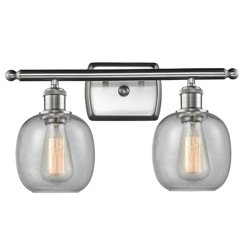 Innovations Lighting Innovations Lighting Belfast Brushed Satin Nickel Bathroom Light 516-2W-SN-G104